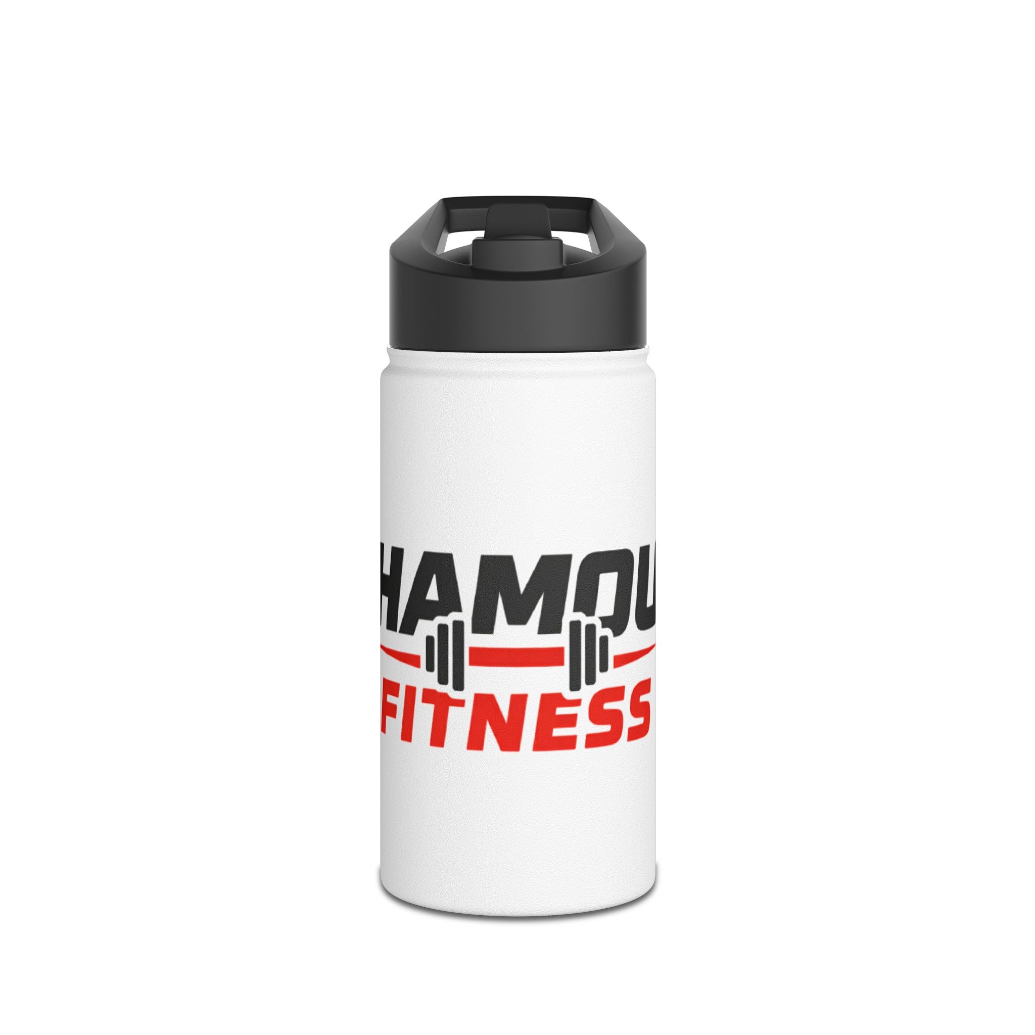 Hamou Fit Stainless Steel Water Bottle – Gym Sports Hydration Bottle