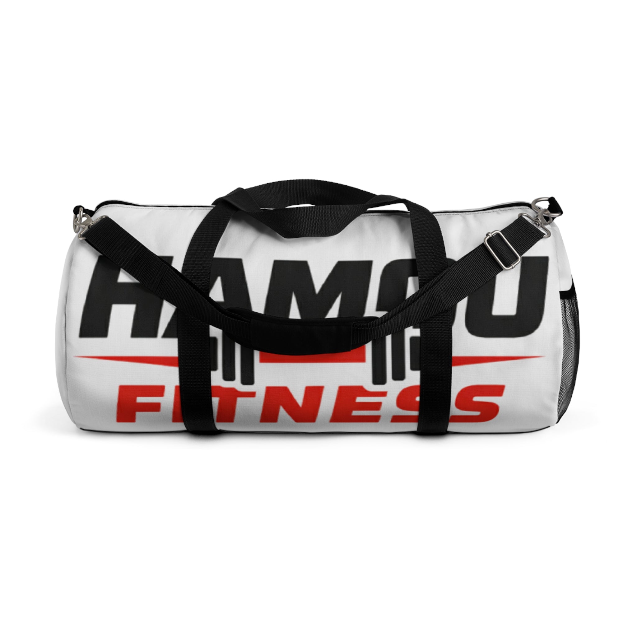 Hamou Gray Block Duffel Bag