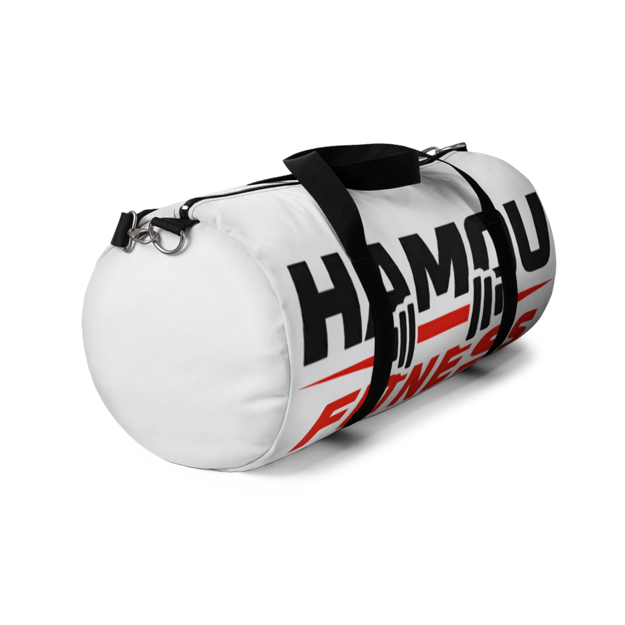 Hamou Gray Block Duffel Bag