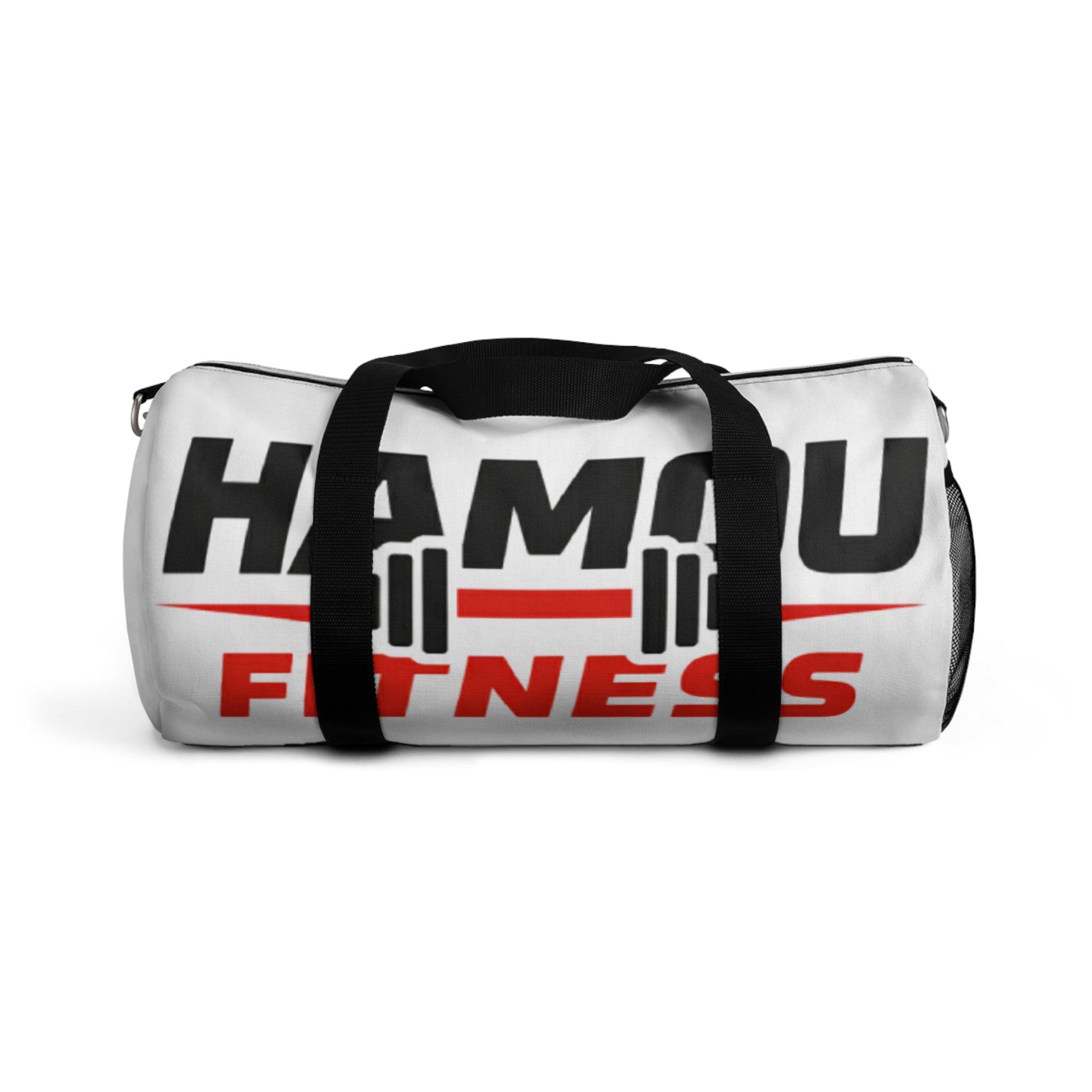 Hamou Gray Block Duffel Bag