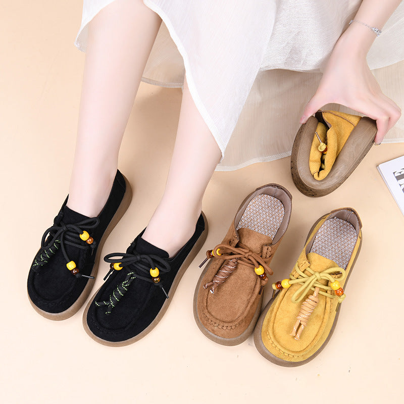 Vintage Womens Shoes New Autumn Style In Old Beijing Design