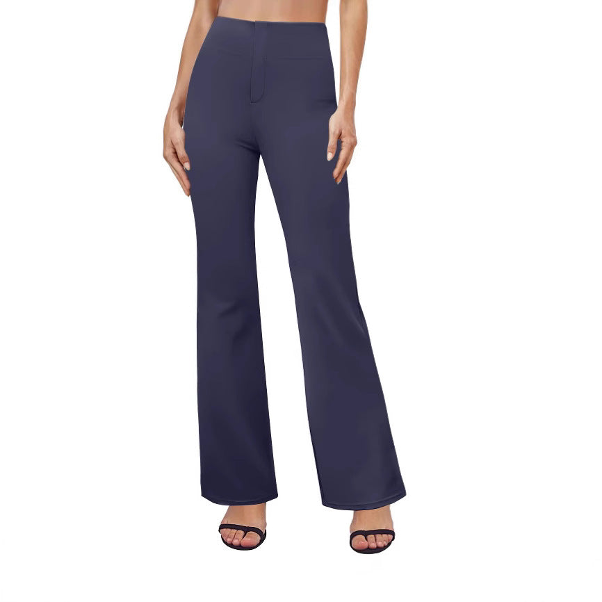 High-waisted Butt-lifting Wide-leg Sweatpants