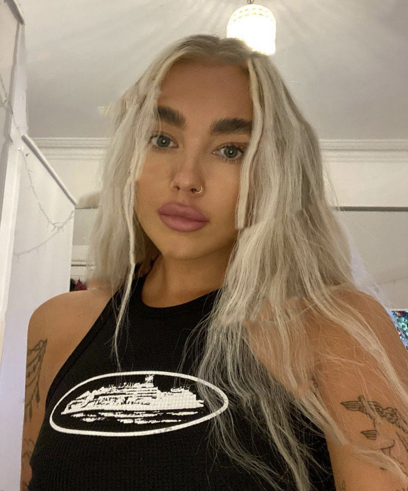 Black Women's Sleeveless Tank Top