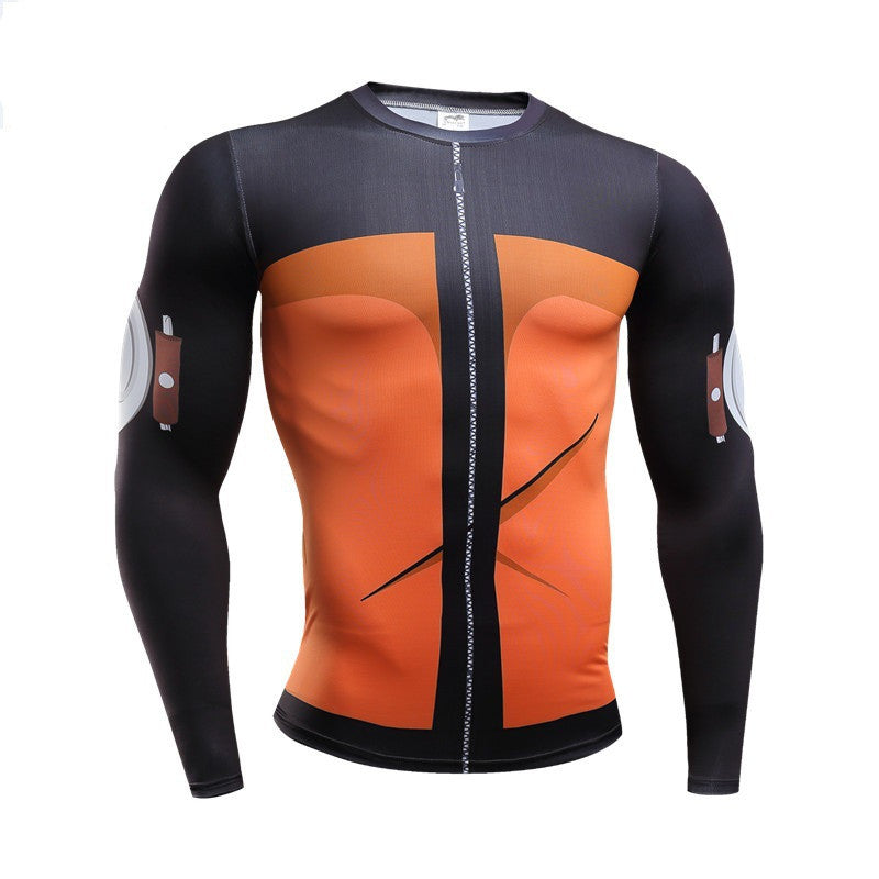 Hamou Orange Compression Shirt