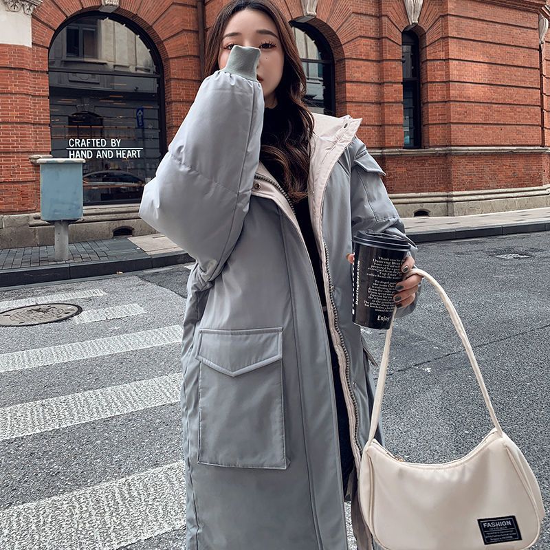 Plus-Size Womens Hooded Padded Workwear Cotton Jacket For Warmth