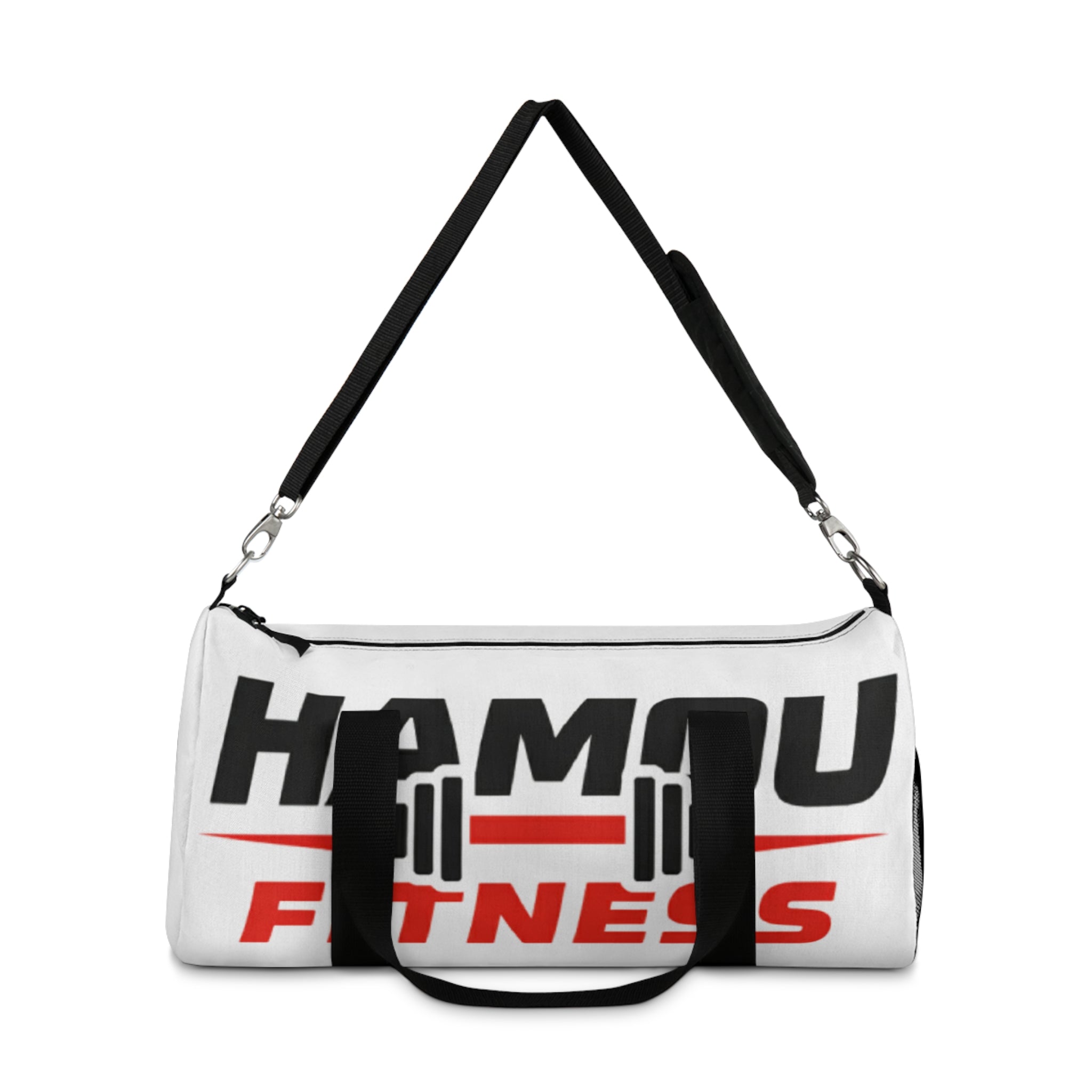 Hamou Gray Block Duffel Bag