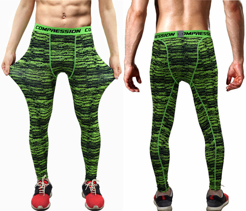 Spot Camouflage, Body-building Pants, Male, Fast Dry Pants, Running Riding Pants