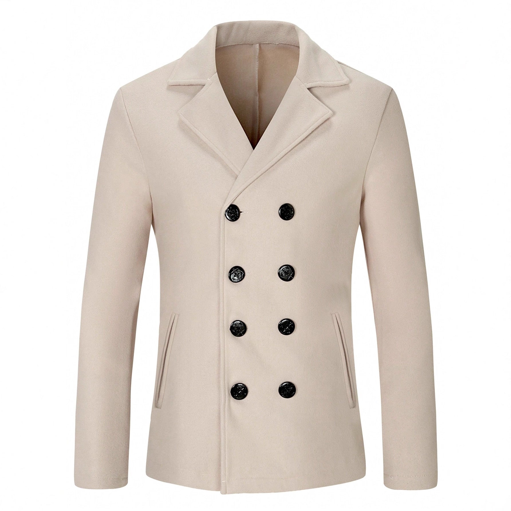 Casual Business Men's Wool Coatovercoat