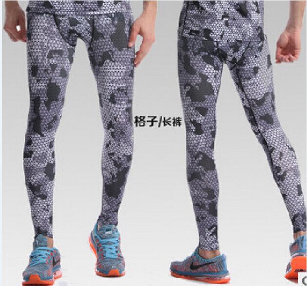 Spot Camouflage, Body-building Pants, Male, Fast Dry Pants, Running Riding Pants