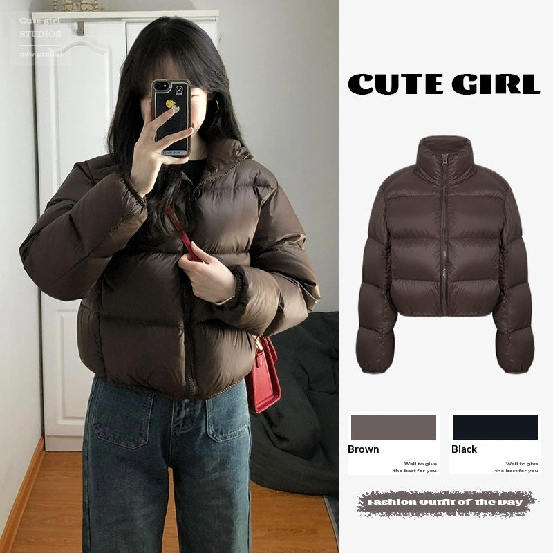 Women's Short Puffer Down Jacket Coats
