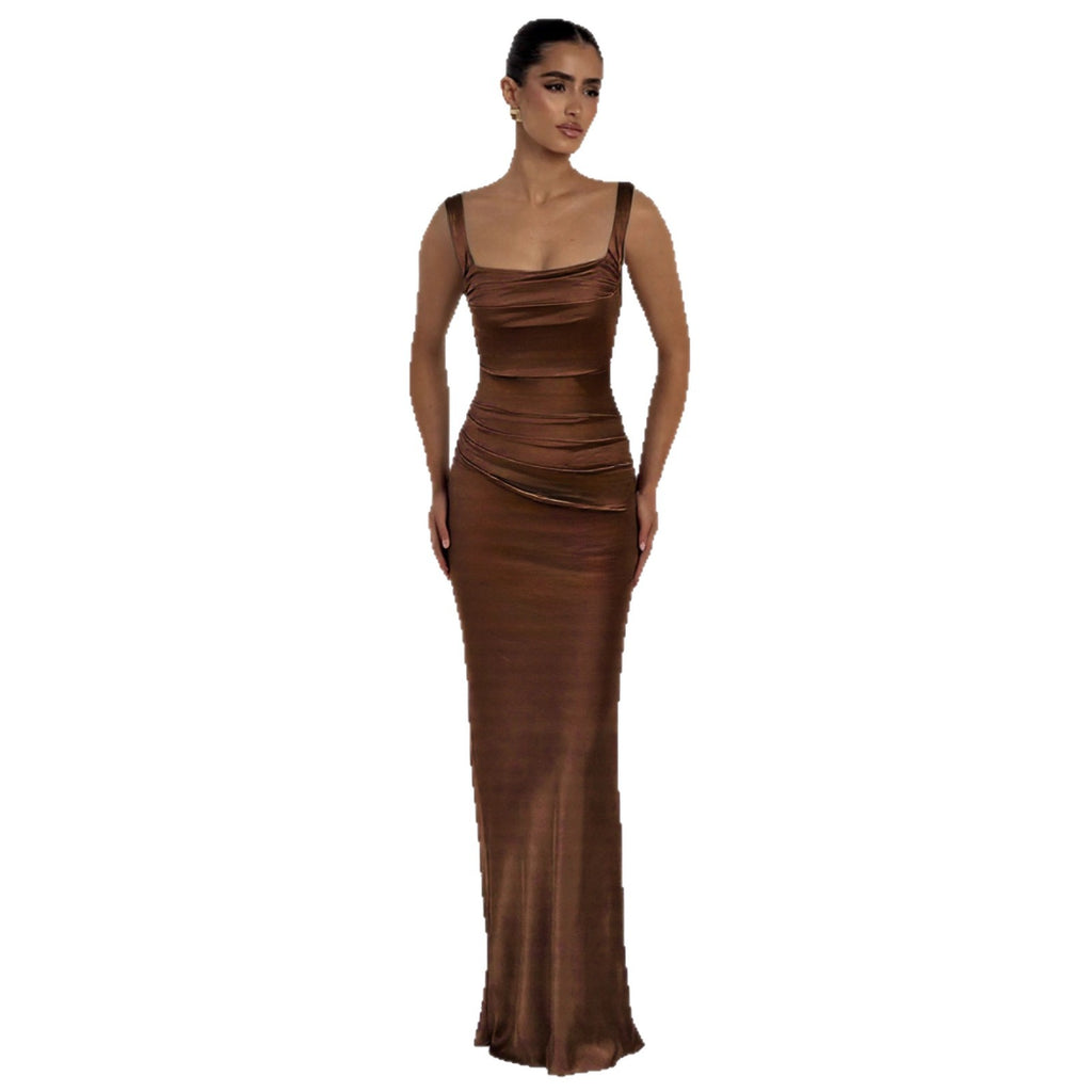 Slimming Strapless Elegant Evening Gown For Banquets