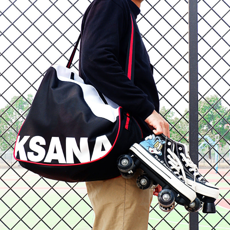 Roller Skating Storage Bag Thickened Shoulder Bag Sports Gym Bag Roller Skates Ice Skate Shoe Bag