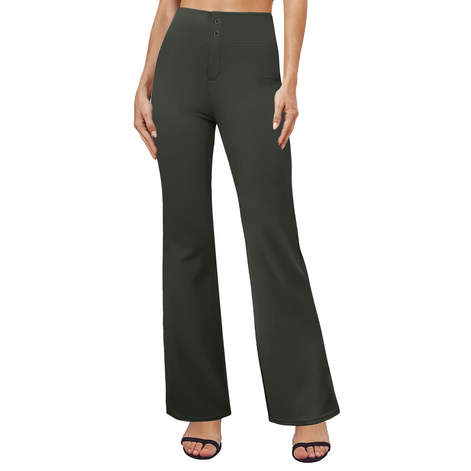 High-waisted Butt-lifting Wide-leg Sweatpants