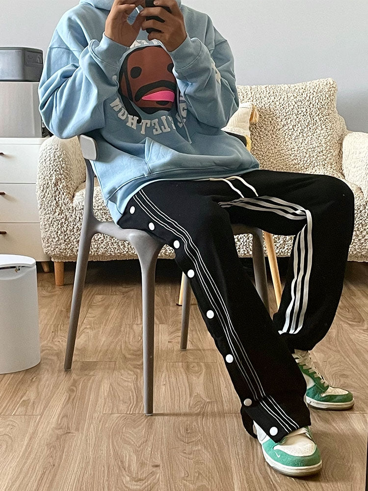 Striped Sport Breasted Pants High Street