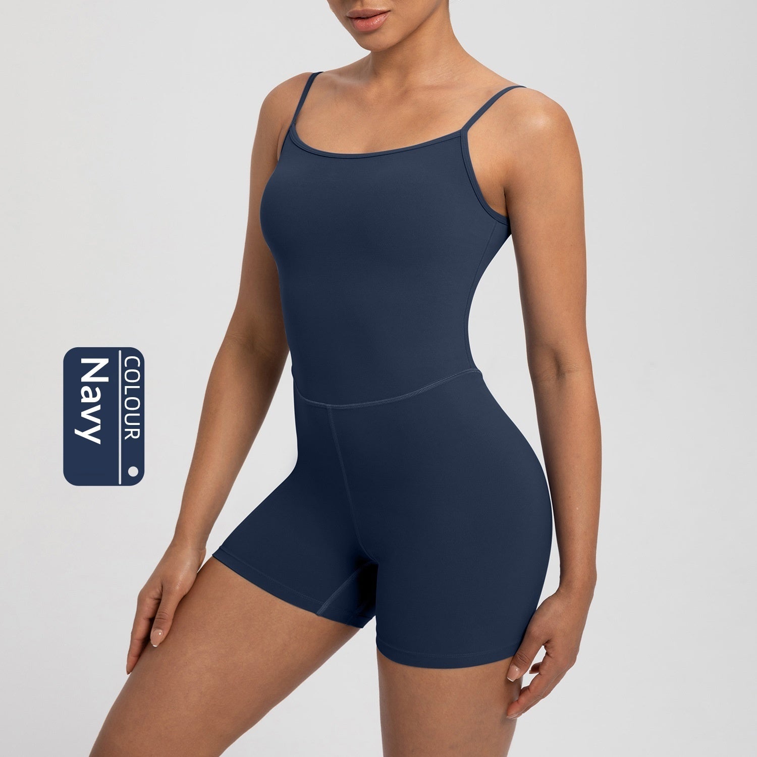 Women's Athletic Jumpsuit NlLlT Strap Nude-Look