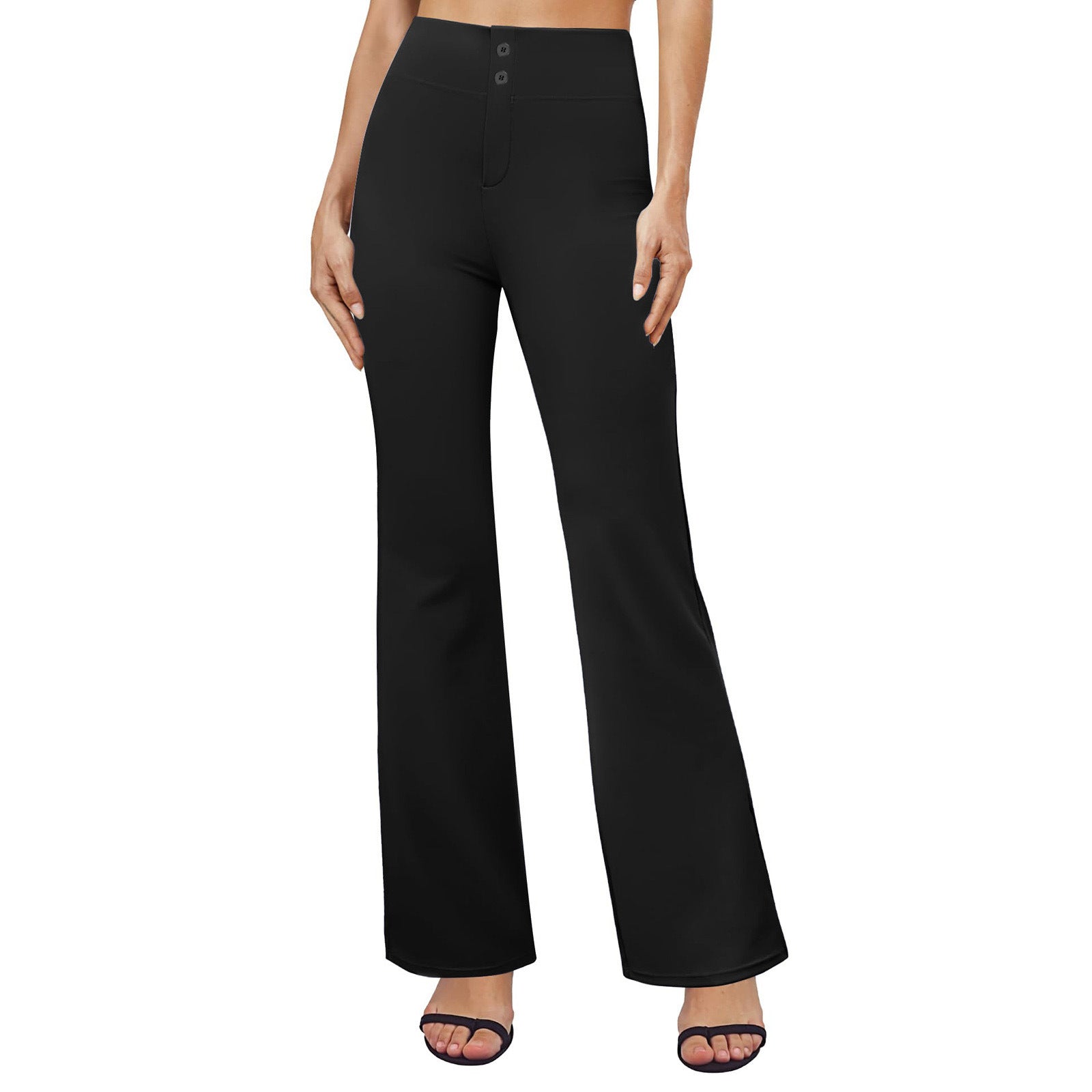 High-waisted Butt-lifting Wide-leg Sweatpants
