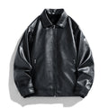 Men's Leather Jacket Unlined Coat Casual Jacket