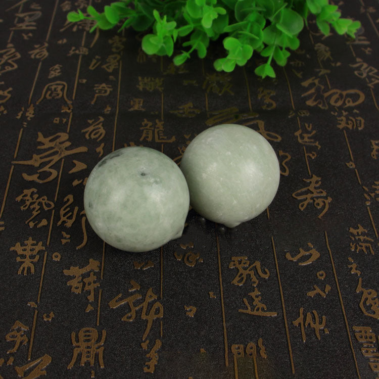 White Marble Topaz Fitness Handball