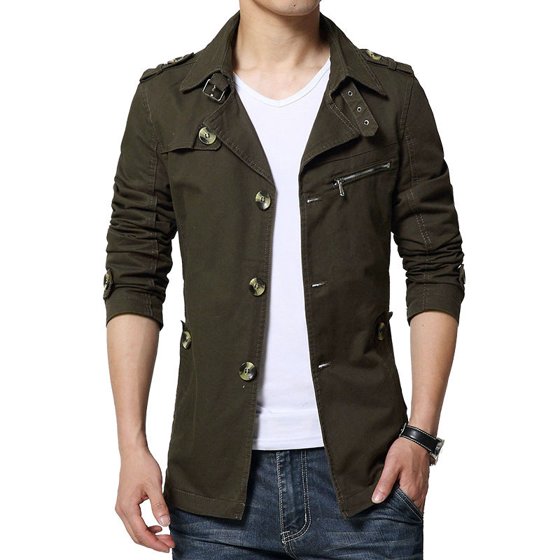 Lightweight Washable Casual Mid Length Jacket
