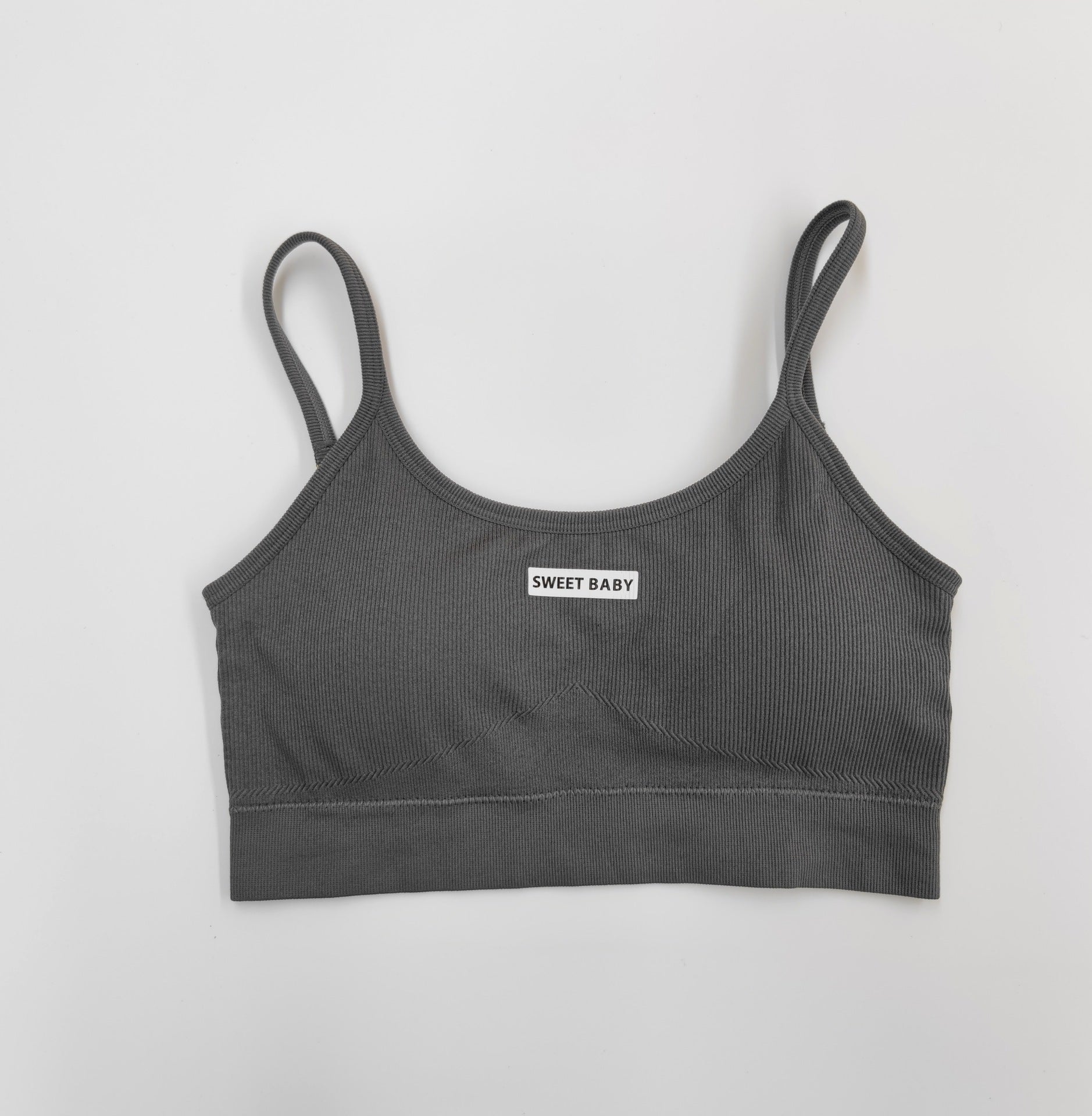 High Waist Strap Yoga Suit Women's Sports Bra