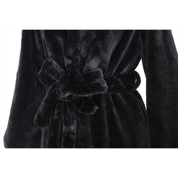 Thickened Long Faux Fur Parka-style Coat