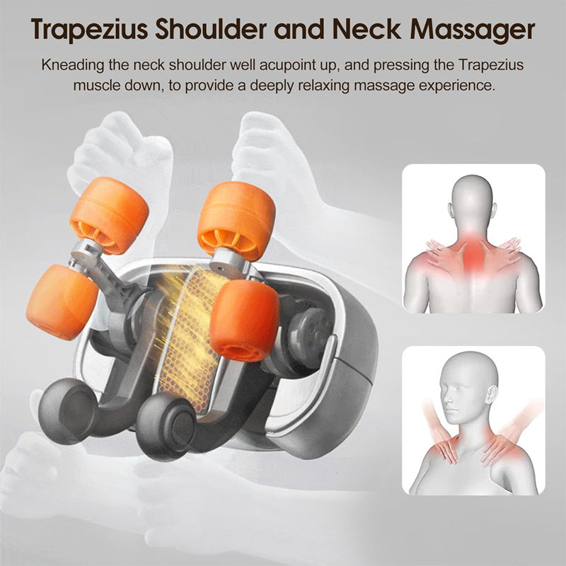 Neck Massager Shoulder And Neck Massage Pillow Lumbar Spine Massage Instrument