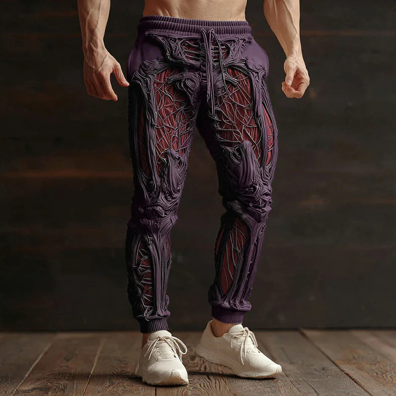 Womens 3D Digital-Print Sports Yoga Pants