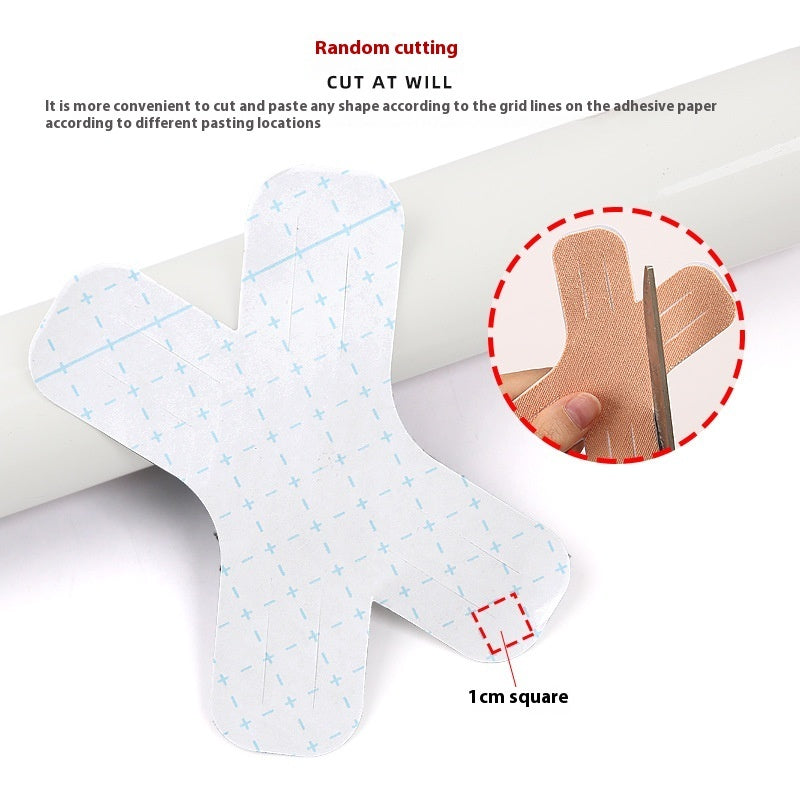 Pre-cut X-shaped Basketball Fitness Thigh Shoulder Knee Sports Support Muscle Bandage