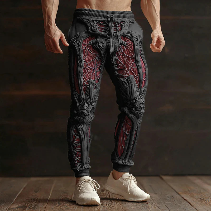 Womens 3D Digital-Print Sports Yoga Pants