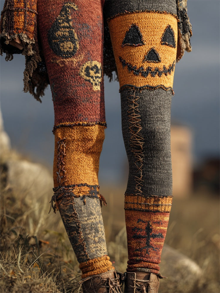 New Retro 3D Digital Print Pattern Women's Sports Yoga Pants