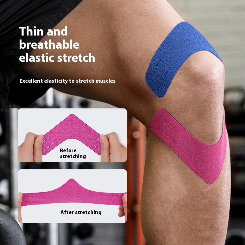 Pre-cut V-shaped Muscle Paste Basketball Fitness Marathon Kneecap