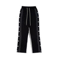 Striped Sport Breasted Pants High Street