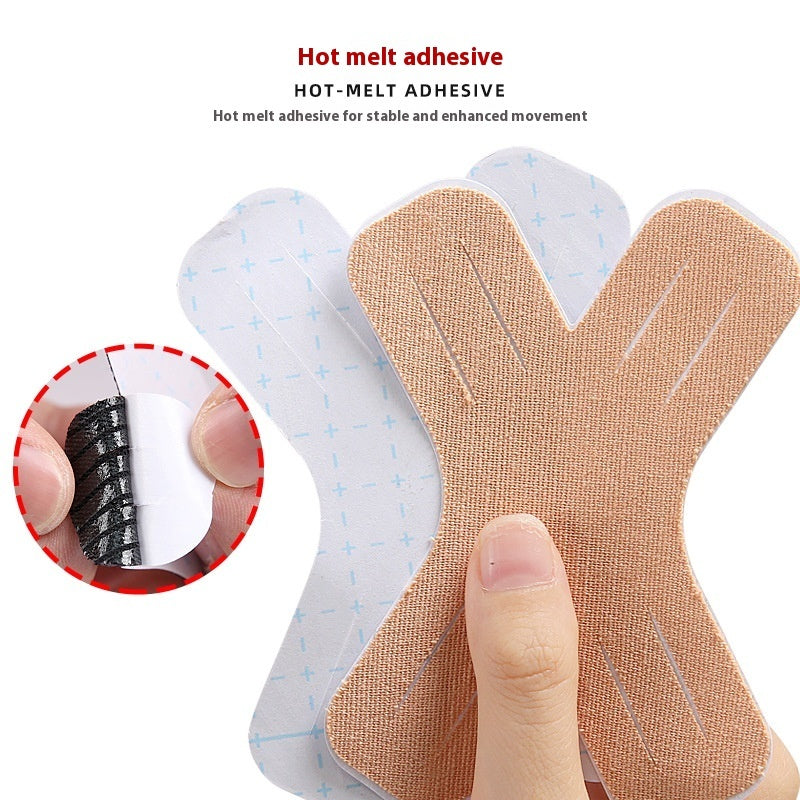 Pre-cut X-shaped Basketball Fitness Thigh Shoulder Knee Sports Support Muscle Bandage