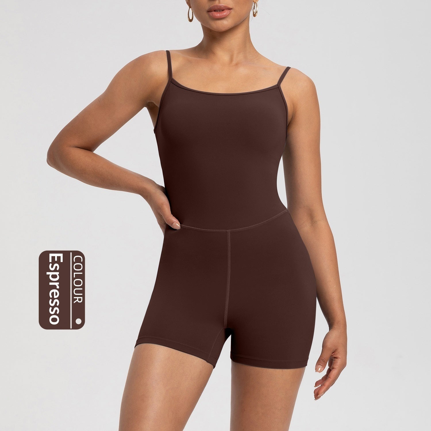 Women's Athletic Jumpsuit NlLlT Strap Nude-Look